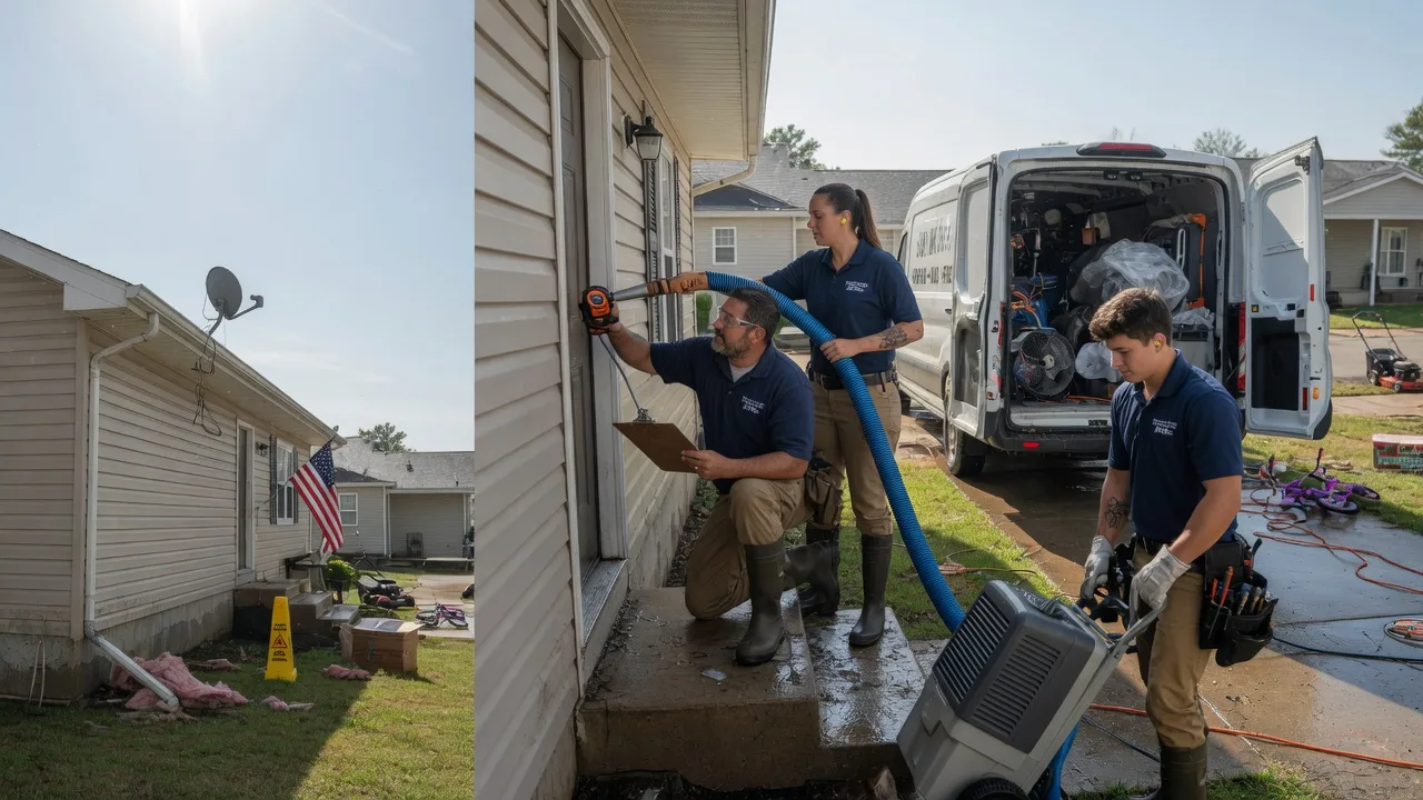 Ceiling Water Damage Restoration in Gretna, NE near me